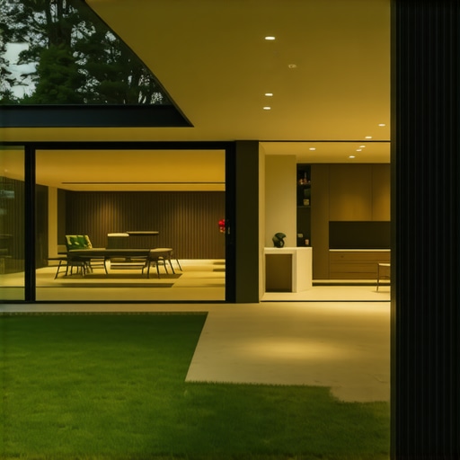 A spacious, modern home featuring open living areas, smart fenestration, and integrated landscape design.