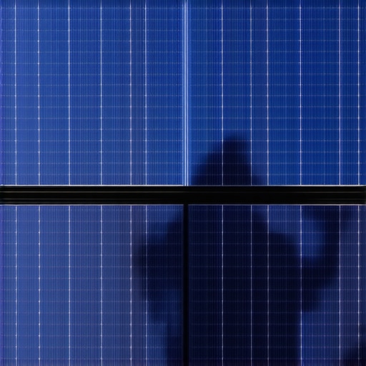 Futuristic Roof with Smart Materials Modern roof featuring solar panels and reflective surfaces, emphasizing innovation in roofing materials.