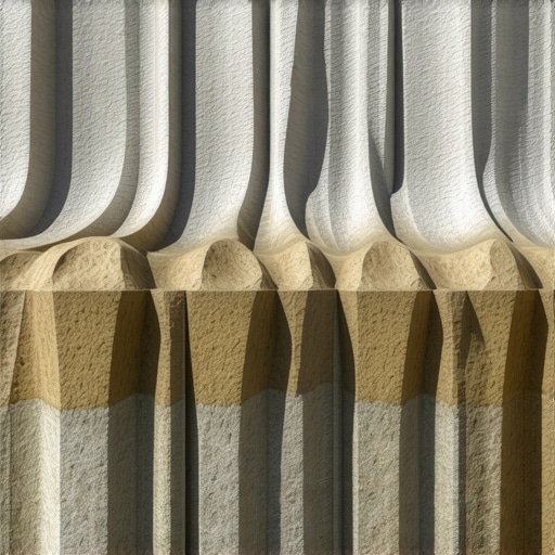 Layers of geosynthetics and vegetation stabilizing a hillside slope.