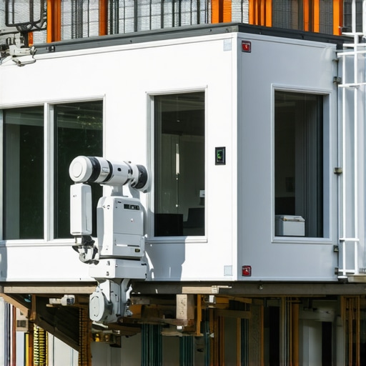 Robotic construction of modular homes using innovative materials