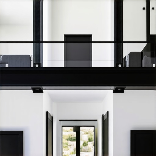 A photograph of sleek steel support beams used in contemporary home remodeling projects.