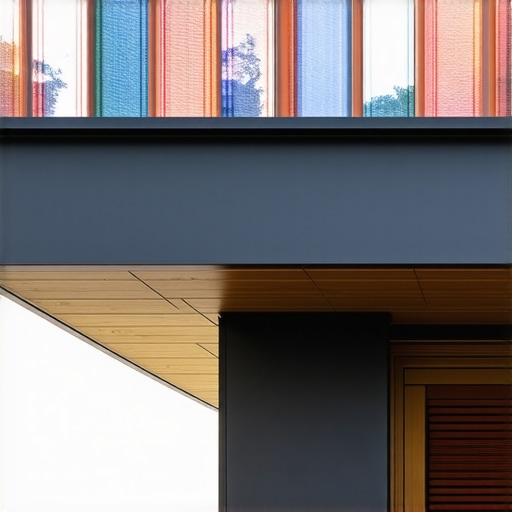 Modern roof edge detailing with advanced materials Close-up of sophisticated roof edge with seamless flashing and sealant