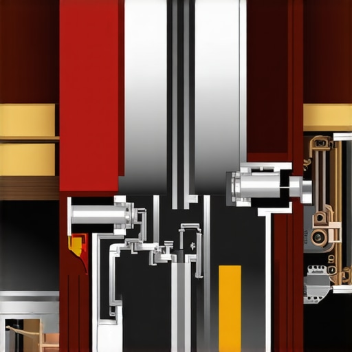 A detailed view of modern home design integrating storage and utilities into the structural layout.