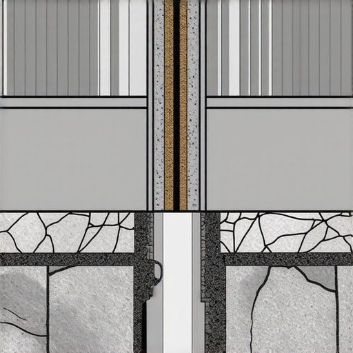 Diagram of a reinforced concrete footing beneath patio pavers supporting a heavy stone fireplace to prevent structural settling.